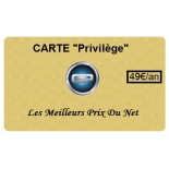 Adhésion Carte "Privilège"